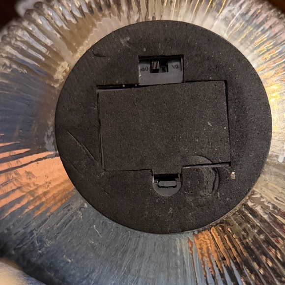 Pottery Barn Metallic Ribbed Glass Sphere - Picture 2 of 3